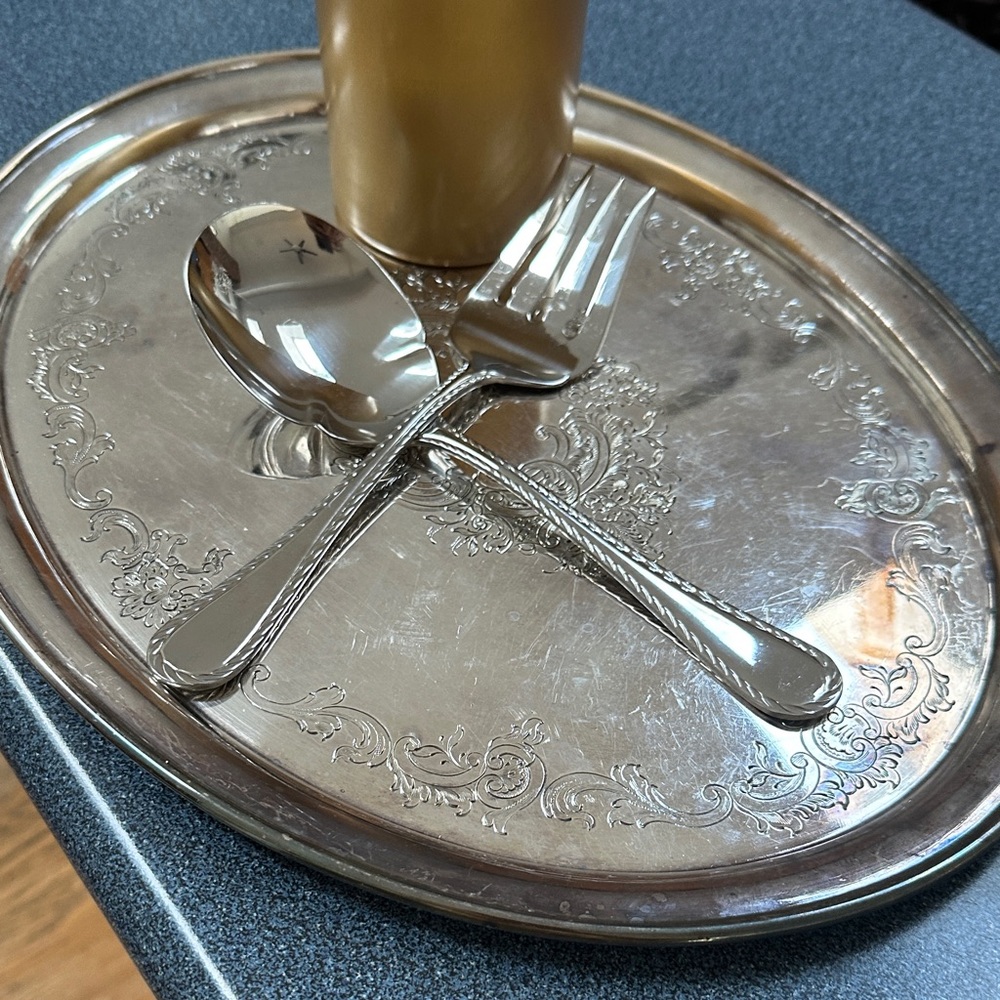 Oneida Stainless Steel Salad Servers